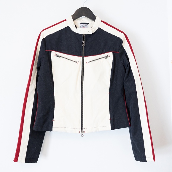 Tommy Hilfiger Moto sports Jacket size XS - Picture 1 of 6